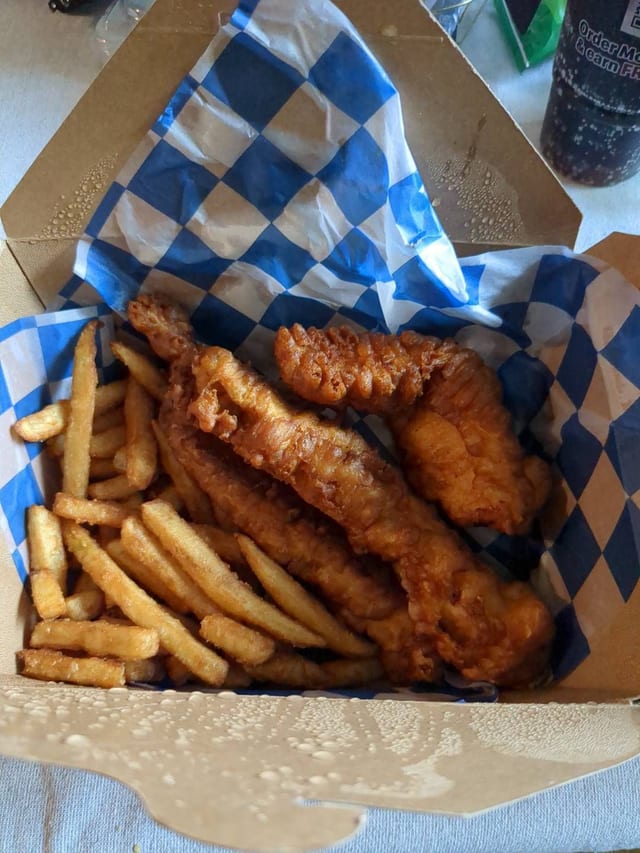Hand-Battered Chicken Tenders.